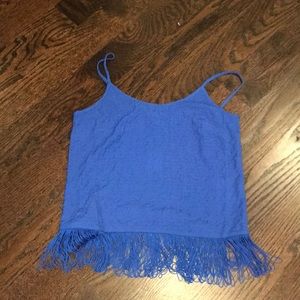 NWT Lilly Pulitzer fringe top XS